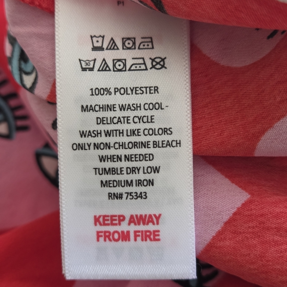 Bouffants & Broken Pajama  Small Hearts Red Eyes Shorts - Picture 7 of 7